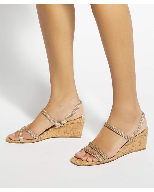 Dune Metallic Kali Cork Wedges
