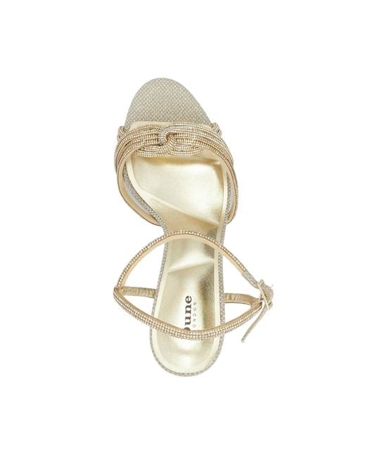Dune Metallic Marvelous Diamante Detail Heeled Sandal