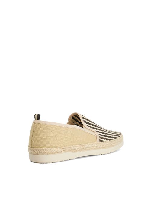 Dune Natural Fishing Woven Trim Espadrilles for men