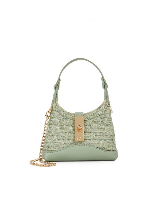 Dune Green Supportive Turn Lock Micro Bag