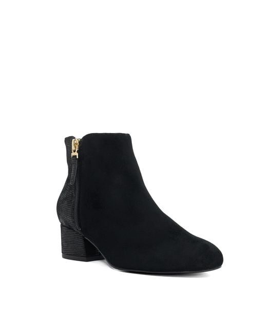 Dune Blue Pipsi Heeled Ankle Boots