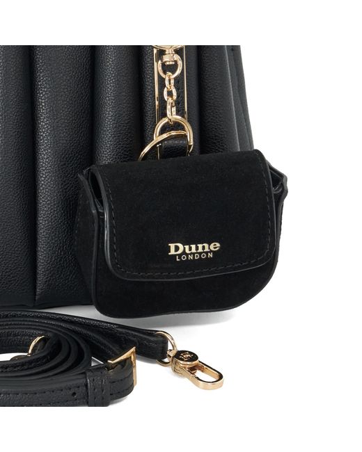 Dune Black Dinkydolly Pleated Top-Handle Bag