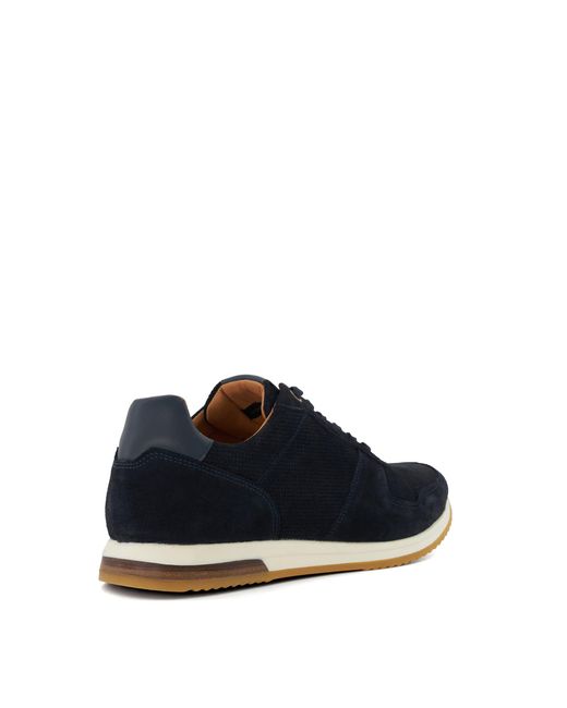 Dune Blue Trilogy Lace-Up Runner Trainers for men