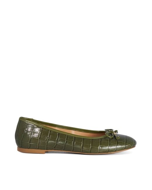 Dune Green Helenne Ballet Flats