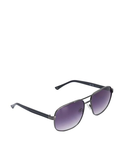 Dune Purple Percyy Aviator Sunglasses for men