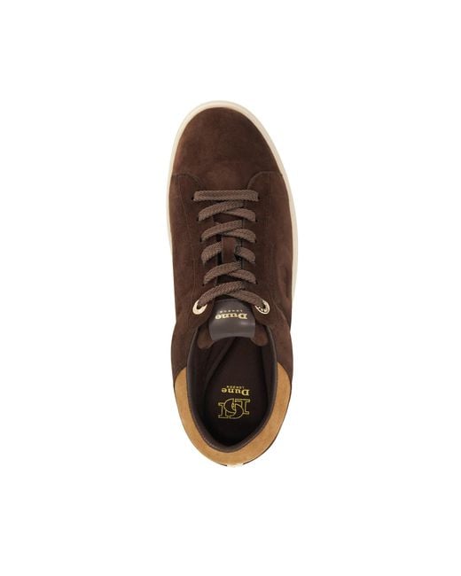 Dune Brown Eden Flatform Lace-Up Trainers