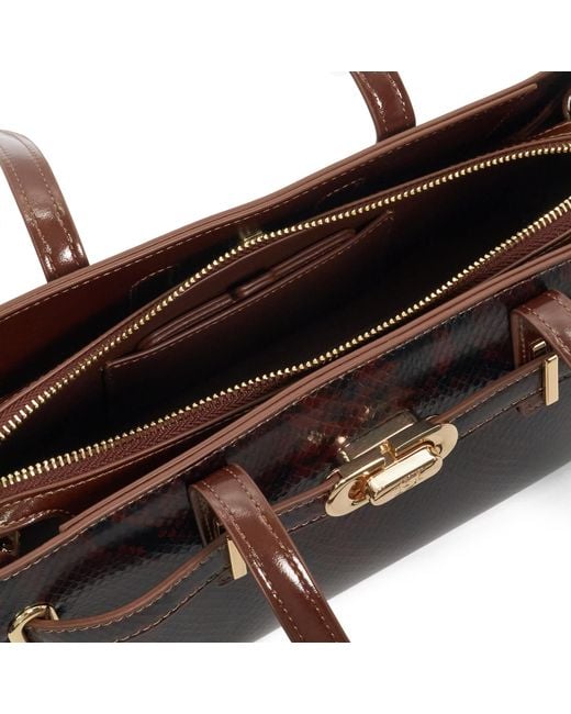 Dune Black Depend Leather Shoulder Bag