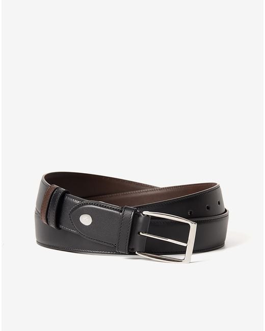 Uomo Luxury Cintura 32 Mm Rettangolare Reversibile di Dunhill in Black da Uomo
