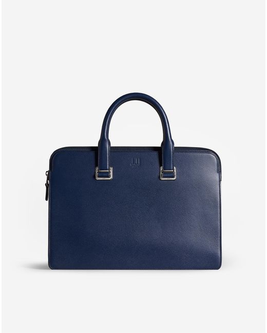 Dunhill Leather Briefcases in Navy (Blue) for Men Lyst