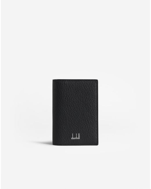 Dunhill White Luxury Leather Duke Fine Leather Business Card Case for men