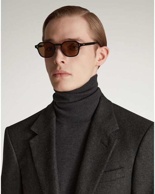 Uomo Luxury Occhiali Da Sole Con Montatura Rettangolare di Dunhill in Brown da Uomo
