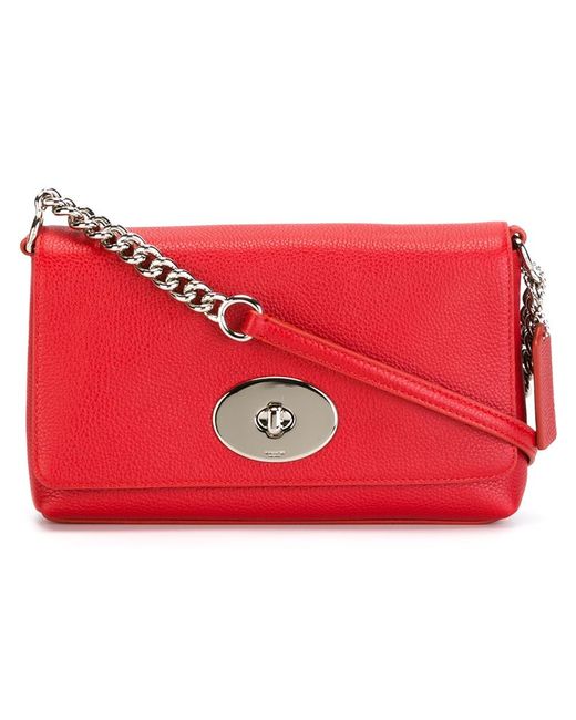 COACH 49170 Cherry Red Leather PARK Crossbody Purse Bag-VERY NICE | eBay