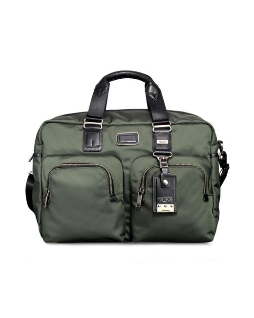Tumi Green Alpha Bravo Everett Essential Tote Bag for men