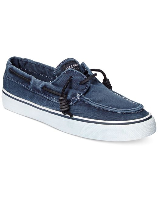 Sperry top-sider Women's Bahama Canvas Boat Shoes in Blue ...