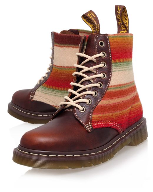 Dr. Martens Brown Pendleton Boots for 