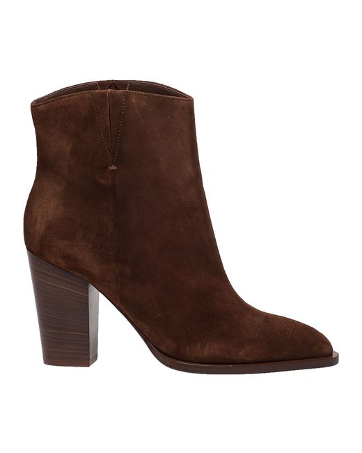 Vince Brown Erving Suede Ankle Boots