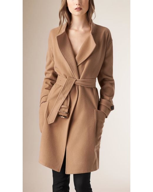 Burberry Relaxed-Fit Coat in Natural Lyst