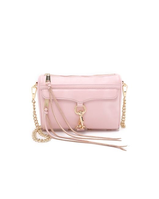 Rebecca Minkoff Mini Mac Cross Body Bag - Baby Pink