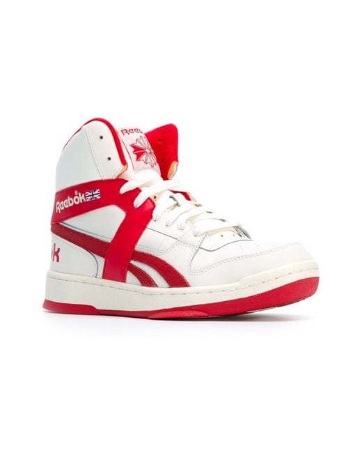 Reebok 'bb 5600' Hi-top Sneakers in Red for Men | Lyst