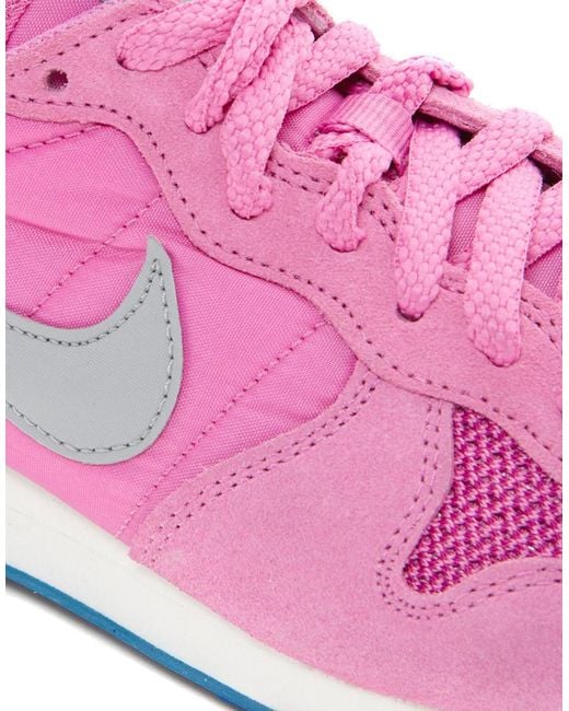 Nike pale pink internationalist trainers hotsell