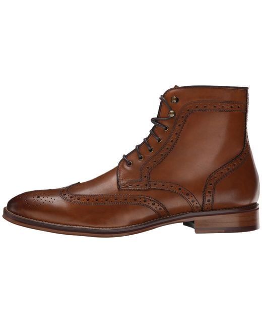 Johnston Murphy Conard Wingtip Boot in Brown for Men Lyst