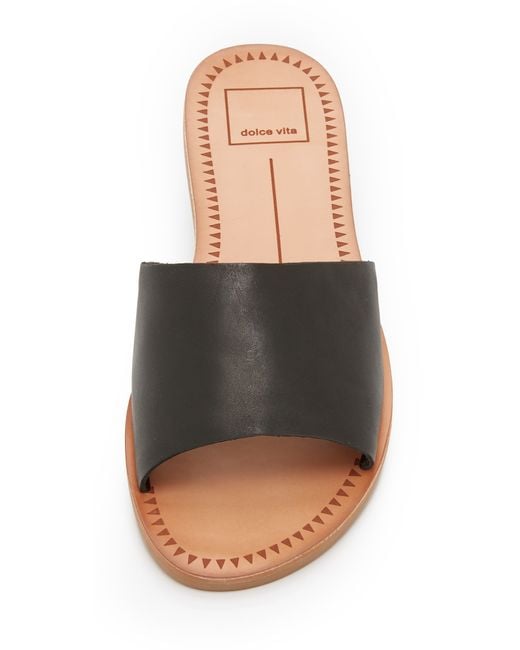 Dolce Vita Javier Slide Sandals in Black Lyst Canada