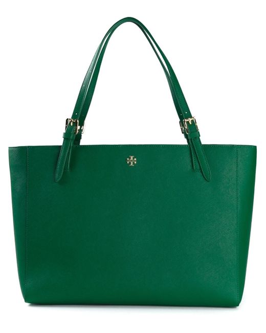 Tory Burch Large 'York' Shopper Tote in Green | Lyst