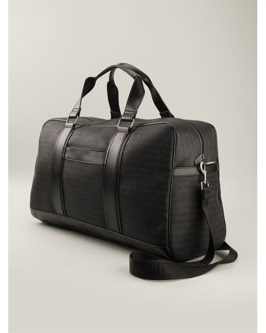 Armani Jeans Logo Holdall Bag in Black for Men Lyst UK