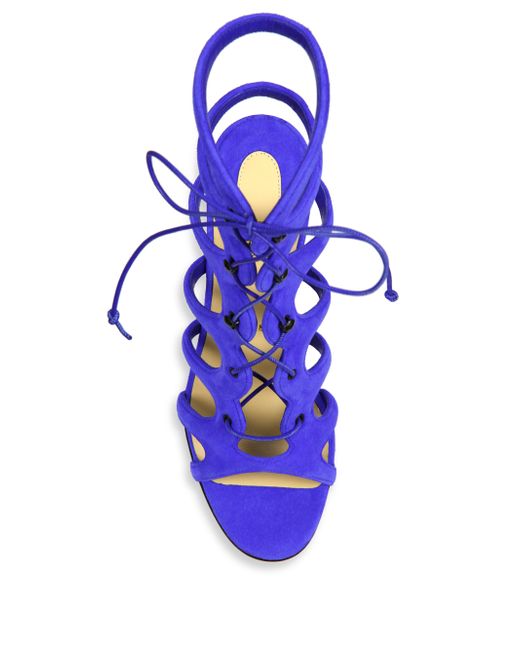 christian louboutin amazoulo suede lace-up sandals christian louboutin amazoulo suede lace-up sandals