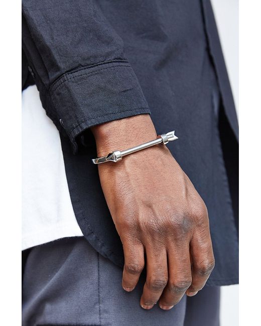 Mister Metallic Arrow Cuff Bracelet for men