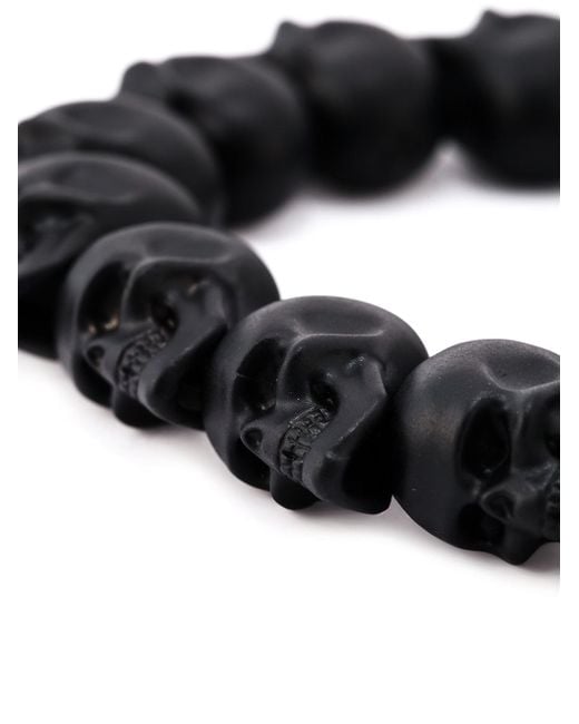 Mens beaded skull bracelets online