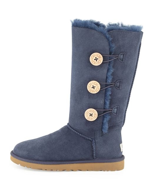 navy tall boots