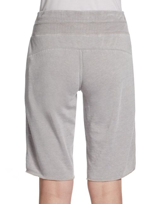 Calvin Klein Cottonblend Bermuda Shorts in Gray