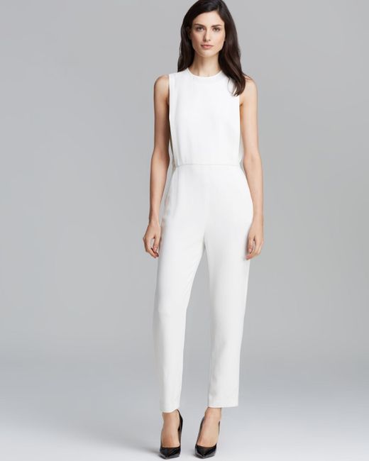 Theory Jumpsuit Remaline Spiaggia in White | Lyst