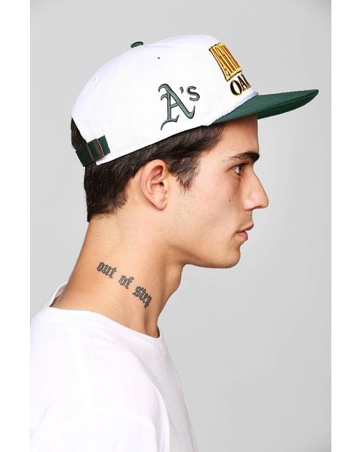 47 Brand Green Tasty Rope Oakland Athletics Strap-Back Hat for men