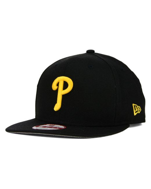 KTZ Yellow Philadelphia Phillies Twisted Original Fit 9fifty Snapback Cap for men