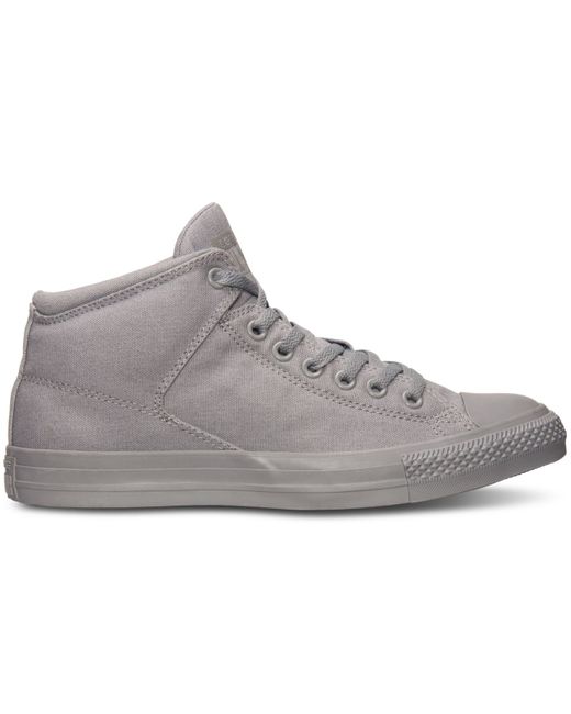 Converse Gray Men's Chuck Taylor High Street Ox Casual Sneakers From Finish Line for men