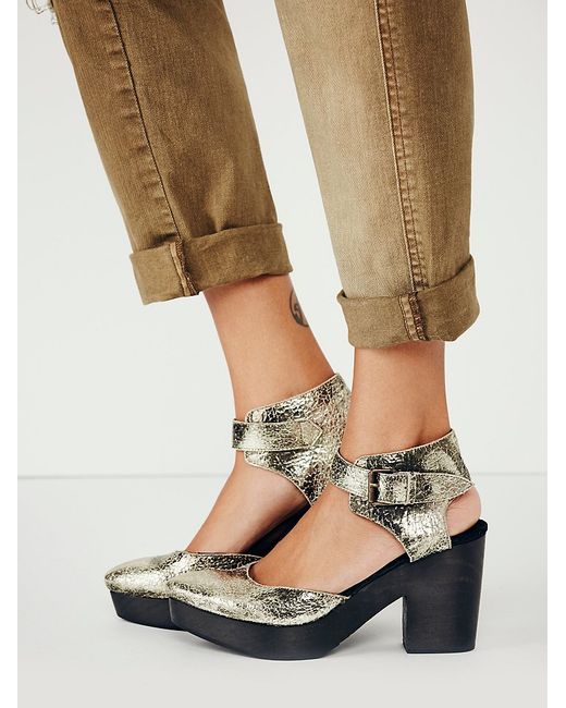 Free People Metallic Fp Collection Womens Percy Clog
