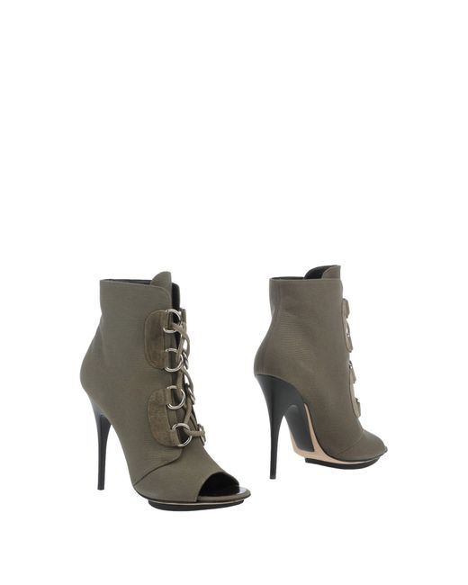 Giuseppe Zanotti Green Ankle Boots