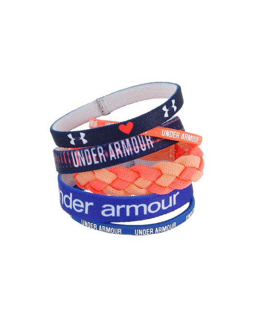 US Seller! DK BLUE with White Print Under Armour Silicone Bracelets 5/16”  Wide Men's Jewelry GO10858937