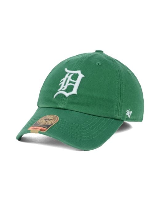47 Brand Green Detroit Tigers Mlb Kelly 47 Franchise Cap for men