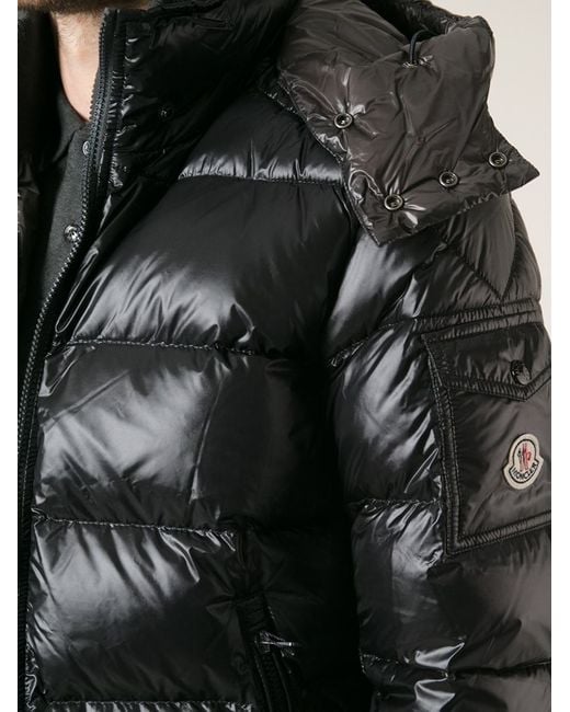 Moncler Black 'zin' Padded Jacket for men