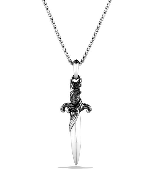 David Yurman Waves Dagger Amulet in 