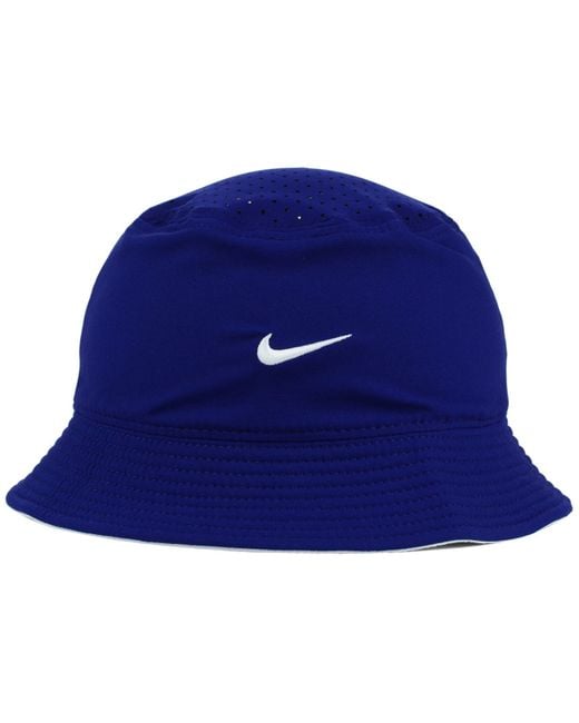 Nike Los Angeles Dodgers Vapor Dri-fit Bucket Hat in Blue for Men