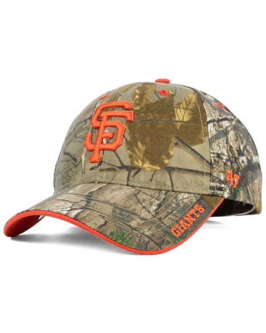 47 Brand Green San Francisco Giants Real Tree Frost Cap for men