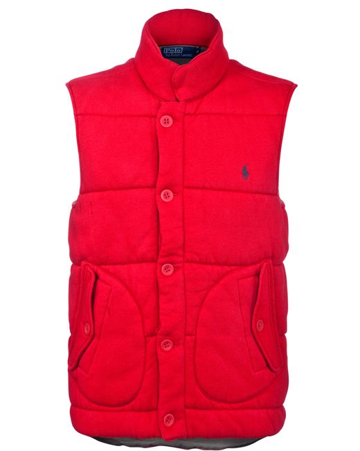 Ralph lauren shop gilet red