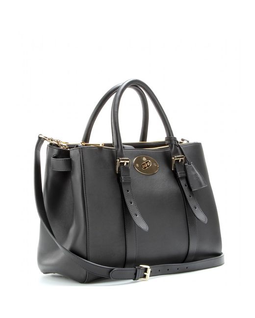Mulberry Black Bayswater Double Zip Tote Bag