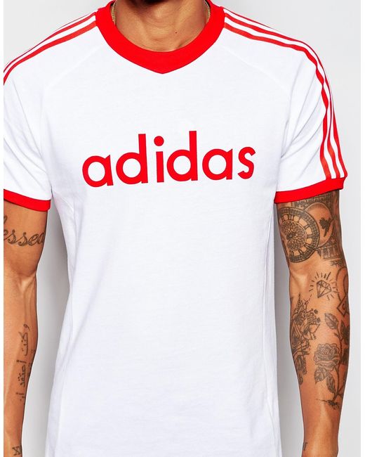 adidas Originals Beckenbauer T-shirt Ab7763 in White (Red) for Men | Lyst  Canada