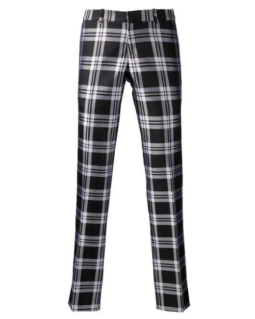 Alexander McQueen Plaid Trousers in 