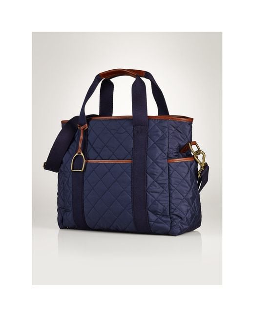 Ralph Lauren Blue Diaper Bag